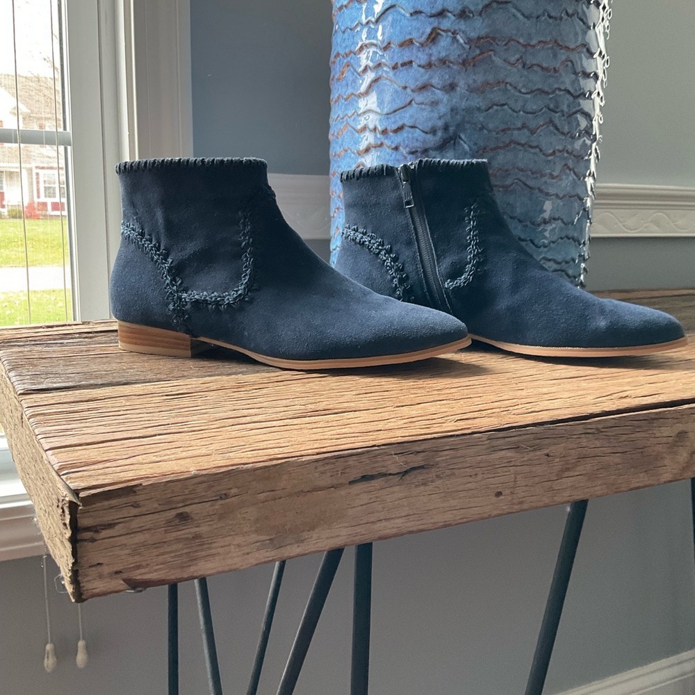 Jack Rogers Navy Ankle Boots